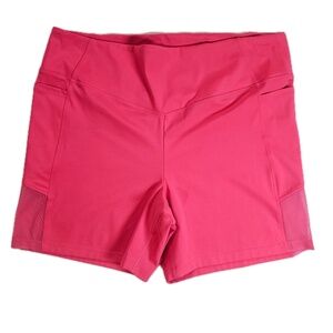 Victoria's Secret PINK‎ Active Shorts Womens 2XL Pink Workout Yoga Athletic Gym